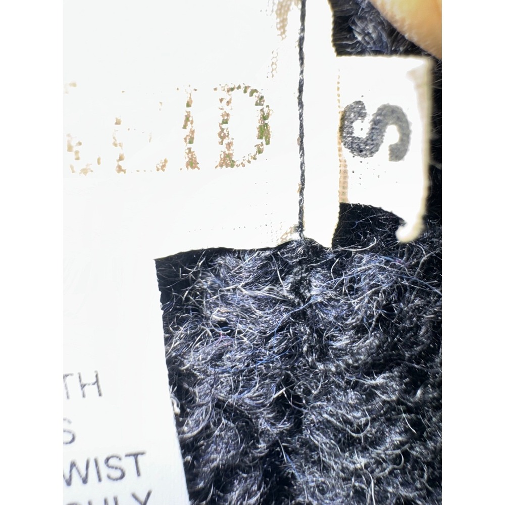 Columba Reid Mens Wool Cable Knit Sweater Charcoal Grey‎ Made in UK Size S - Picture 6 of 6